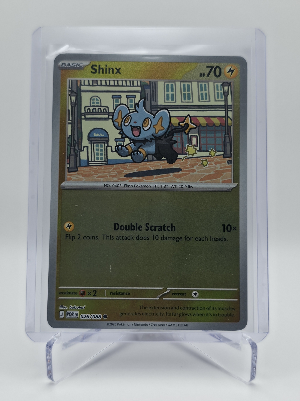 Pokémon TCG - Shinx - Perfect Order - Reverse Holo - 026/088